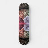 Skateboard Heartbeat, Abstrait surreal Imaginaire Fractal Art (Recto)