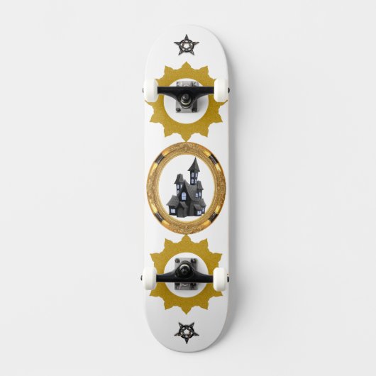 Skateboard Heavenly Golden sunshine vector design (Recto)