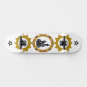 Skateboard Heavenly Golden sunshine vector design (Horz)