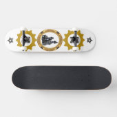 Skateboard Heavenly Golden sunshine vector design (Horz)