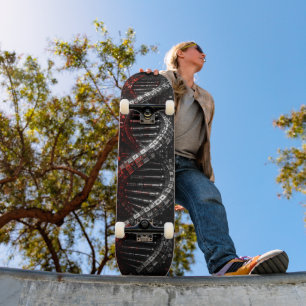 Skateboard Hélice d'ADN Futuriste 3D