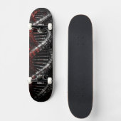 Skateboard Hélice d'ADN Futuriste 3D (Recto)