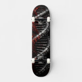 Skateboard Hélice d'ADN Futuriste 3D (Recto)