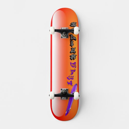 Skateboard Helium Flip Orange Skboard (Recto)