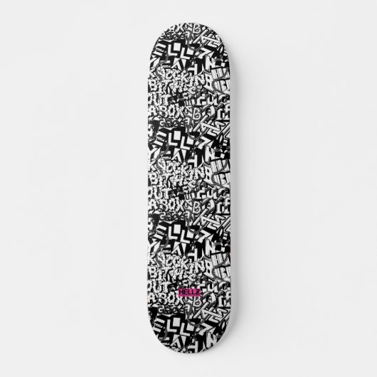Skateboard Hellz Bellz "soupe à alphabet " (Devant)