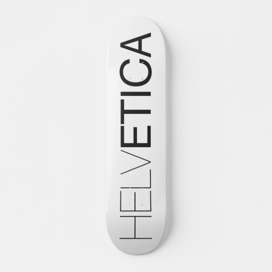 Skateboard Helvetica (Devant)
