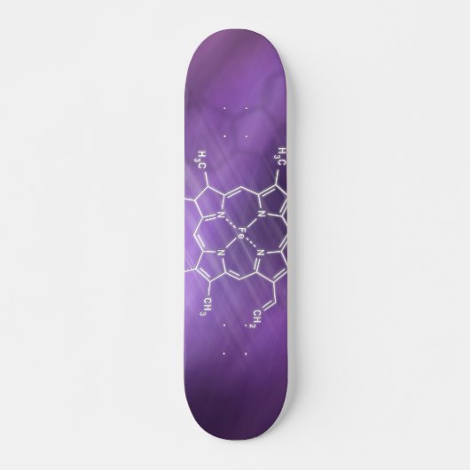 Skateboard Heme molecule Structural chemical formula (Devant)