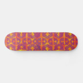 Skateboard Henné d'oiseau de tatouage tribal (Horz)