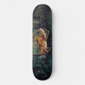 Skateboard Henri Rousseau - Le lion affamé (Recto)