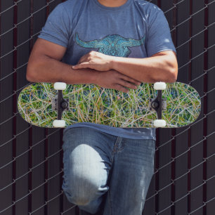 Skateboard Herbe à Oiseaux Ornementale Fine