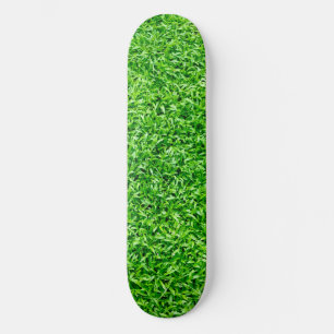 Skateboard Herbe verte