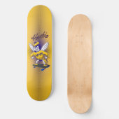 Skateboard Herbie Skateboards avec sa trompette (Recto)