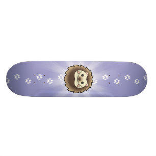 Skateboard Hérisson de pygmée de bande dessinée