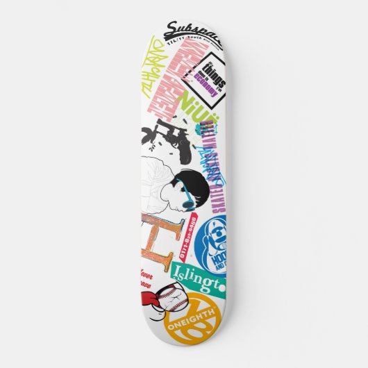 Skateboard He's gotta dream. ONEIGHTH Tokyo Original (Recto)