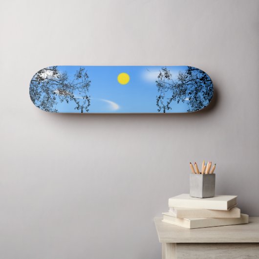 Skateboard Heure d'été (Art mural (Horz))