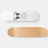 Skateboard HEXER ET CONTRARier Conception Witchcore + Lunes d (Horz)
