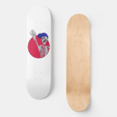 Skateboard Hey Amis Cool et drôle Squelette (Recto)