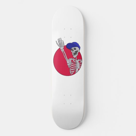 Skateboard Hey Amis Cool et drôle Squelette (Recto)
