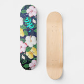 Skateboard Hibiscus Hawaiian Tropical Floral | eka skate (Recto)