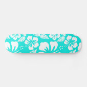 Skateboard Hibiscus tropical turquoise (Horz)