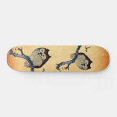 Skateboard Hibou somnolent vintage (Horz)