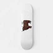 Skateboard Highland cow (Devant)