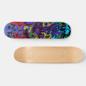 Skateboard Hip rétro Abstraite (Horz)