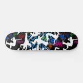 Skateboard HipHop Dance Motif.w Black BG (Horz)