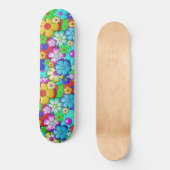 Skateboard Hippie flowers (Recto)
