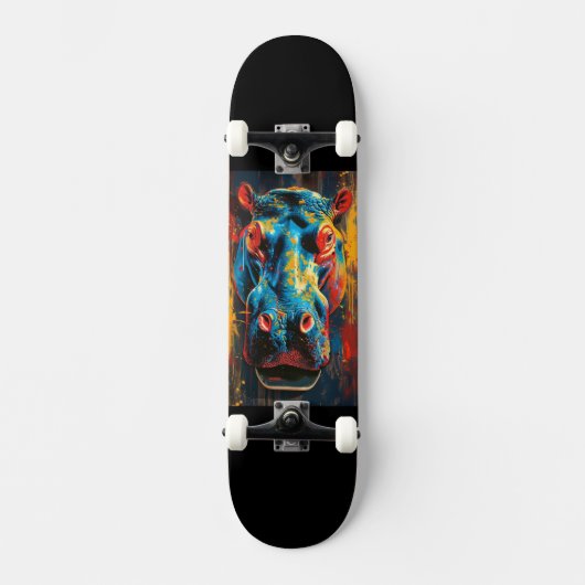Skateboard Hippo (Recto)