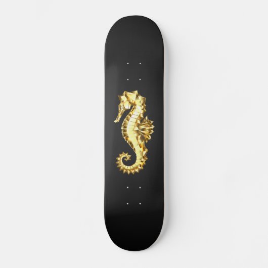 Skateboard Hippocampe Polygonal Or (Recto)