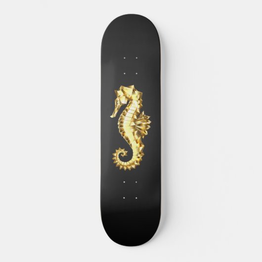 Skateboard Hippocampe Polygonal Or (Recto)