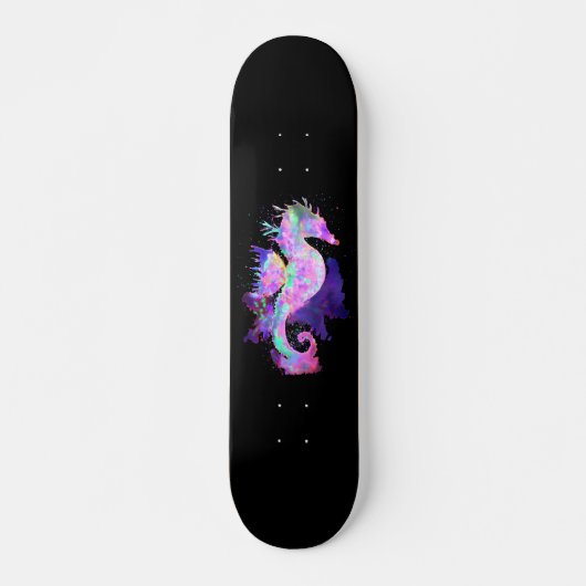 Skateboard Hippocampe Spatial Violet (Devant)