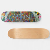Skateboard Hippy Wall Art (Horz)