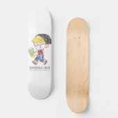 Skateboard Hipster Boy désespéré vintage Parodie illustration (Recto)