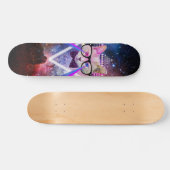 Skateboard Hipster galaxy cat (Horz)