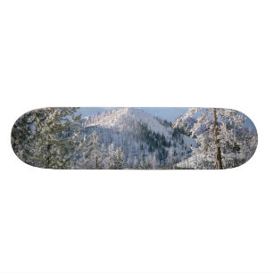 Skateboard Hiver dans le parc national de Yellowstone, Wyomin