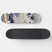 Skateboard Hokusai Ocean Waves Bateaux de pêche (Horz)