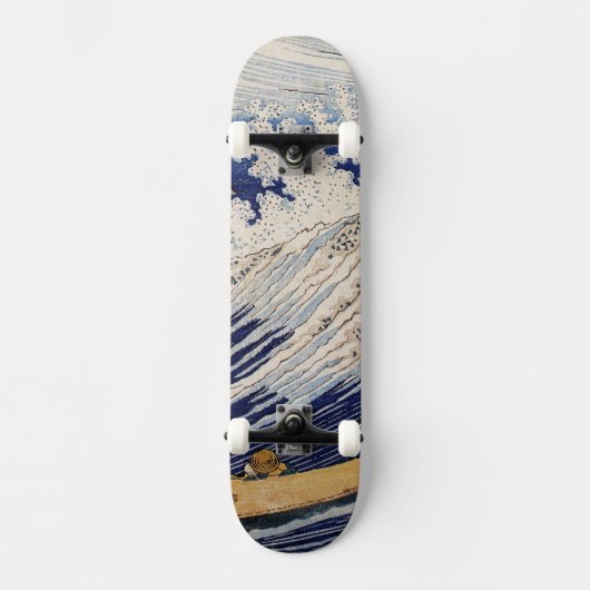 Skateboard Hokusai Ocean Waves Bateaux de pêche (Recto)