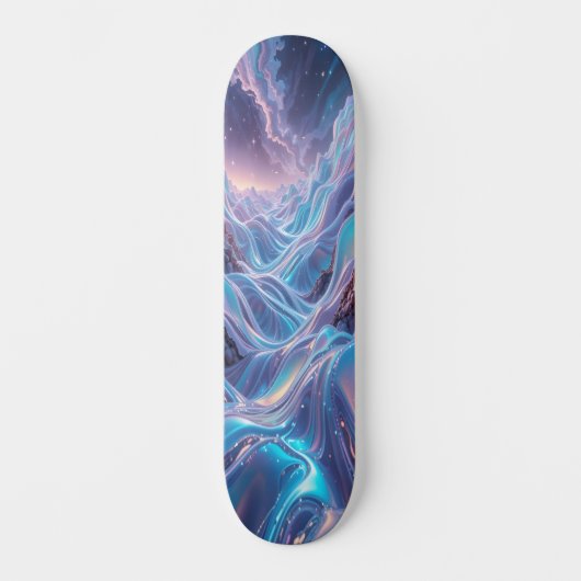 Skateboard Holographique Waves Edition 2 (Recto)