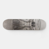Skateboard Homme de Vitruvian de Léonard de Vinci (Horz)