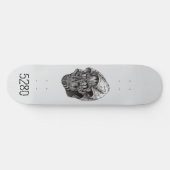 Skateboard Hooded Skull (Horz)