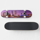 Skateboard Horizon de Jacksonville la Floride la nuit (Horz)