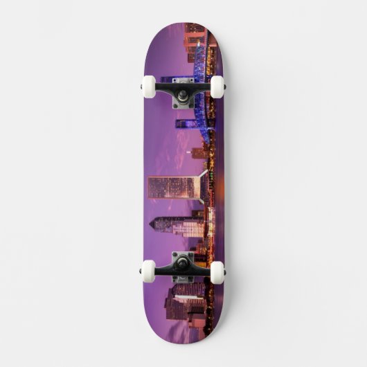 Skateboard Horizon de Jacksonville la Floride la nuit (Recto)