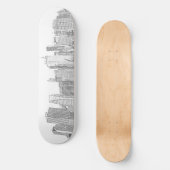 Skateboard Horizon de Manhattan la nuit (Recto)