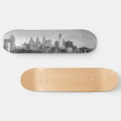 Skateboard Horizon de Philadelphie en noir et blanc (Horz)