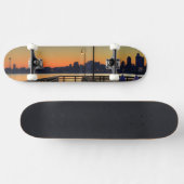 Skateboard Horizon du centre de Seattle Washington (Horz)