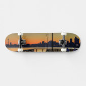 Skateboard Horizon du centre de Seattle Washington (Horz)