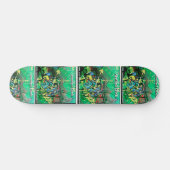 SKATEBOARD HORLOGE ABSTRAIT (Horz)