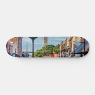 Skateboard Horloge Dans Le Centre-Ville De Cape Girardeau